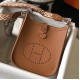Hermes Evelyne III TPM Bag In Gold Clemence Leather