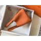 Hermes Picotin Lock 18 Bag In Orange Clemence Leather