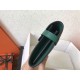 Hermes Kelly Classic Long Wallet In Malachite Epsom Leather