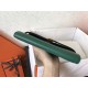 Hermes Kelly Classic Long Wallet In Malachite Epsom Leather