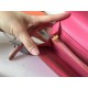 Hermes Kelly Classic Long Wallet In Pink Epsom Leather