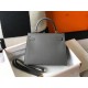 Hermes Ardoise Epsom Kelly 25cm Sellier Bag GHW
