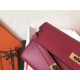 Hermes Kelly Classic Long Wallet In Ruby Epsom Leather