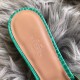 Hermes Oasis Sandals In Bamboo Shiny Niloticus Crocodile