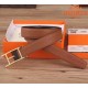 Hermes Quentin 32 MM Brown Reversible Belt
