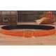 Hermes Quentin 32 MM Orange Reversible Belt