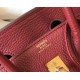 Hermes Bordeaux Clemence Birkin 30cm Bag
