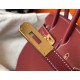 Hermes Bordeaux Clemence Birkin 30cm Bag