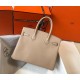 Hermes Argile Clemence Birkin 30cm Bag