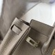 Hermes Grey Clemence Birkin 30cm Bag