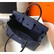 Hermes Navy Blue Clemence Birkin 30cm Bag