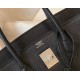 Hermes Noir Clemence Birkin 30cm Bag
