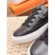 Hermes Women's Deep Sneakers in Black Leather