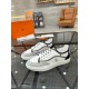 Hermes Men's Get Sneakers in Multicolour Calfskin