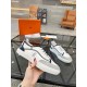 Hermes Men's Get Sneakers in Multicolour Calfskin