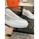 Hermes Men's Get Sneakers in H Canvas
