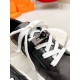 Hermes Men's Day Sneakers in Black Leather