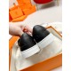 Hermes Men's Day Sneakers in Black Leather