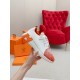 Hermes Men's Depart Sneakers in Orange Gradient Knit