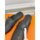 Hermes Groupie Mules in Black Calfskin