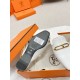 Hermes Esmee Mules in White Calfskin