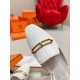 Hermes Esmee Mules in White Calfskin