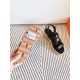 Hermes Havane 30 Sandals in Black Calfskin Leather