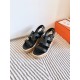 Hermes Havane 30 Sandals in Black Calfskin Leather