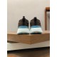 Hermes Heros Sneakers in Black Knit and Black Suede