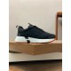 Hermes Heros Sneakers in Black Technical Knit