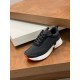 Hermes Heros Sneakers in Black Technical Knit