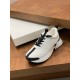 Hermes Heros Sneakers in White Technical Knit