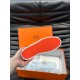 Hermes Boomerang Sneakers In Brown Epsom Calfskin