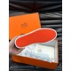 Hermes Boomerang Sneakers In Noir Epsom Calfskin