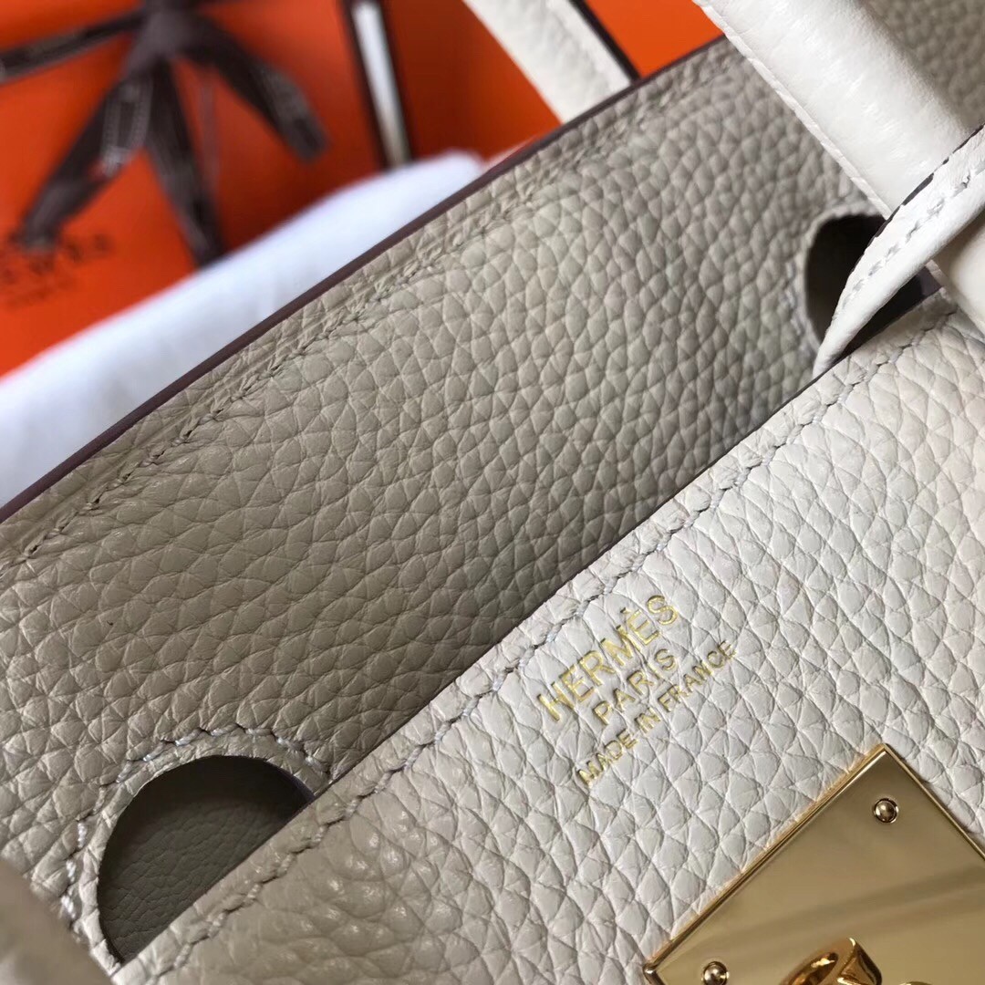 Hermes Beton Clemence Birkin 35cm Bag