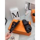 Hermes Men's Chypre Sandals in Black Epsom Calfskin