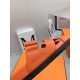 Hermes Men's Chypre Sandals in Orange Epsom Calfskin