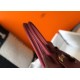 Hermes Bordeaux Clemence Birkin 35cm Bag