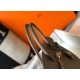 Hermes Taupe Clemence Birkin 35cm Bag