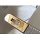 Hermes Grey Clemence Birkin 35cm Bag