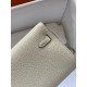 Hermes Kelly Classique To Go Wallet in Craie Epsom Calfskin