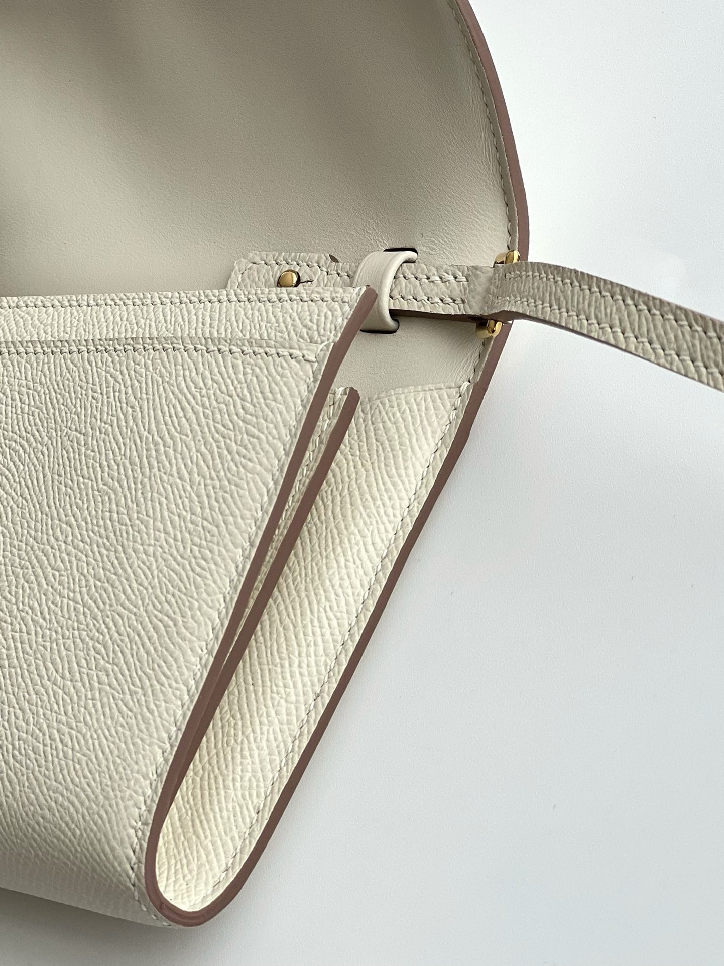Hermes Constance To Go Wallet in Craie Epsom Calfskin