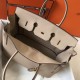 Hermes Argile Clemence Birkin 35cm Bag