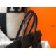 Hermes Black Clemence Birkin 35cm Bag