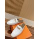 Hermes Women's Oz Mules in White Calfskin