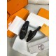 Hermes Women's Oz Mules with Fringed in Black Leather