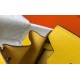 Hermes Yellow Clemence Birkin 35cm Bag