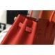 Hermes Red Clemence Birkin 35cm Bag