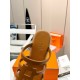 Hermes Isabella 30 Sandals in Brown Calfskin