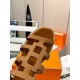 Hermes Isabella 30 Sandals in Brown Calfskin